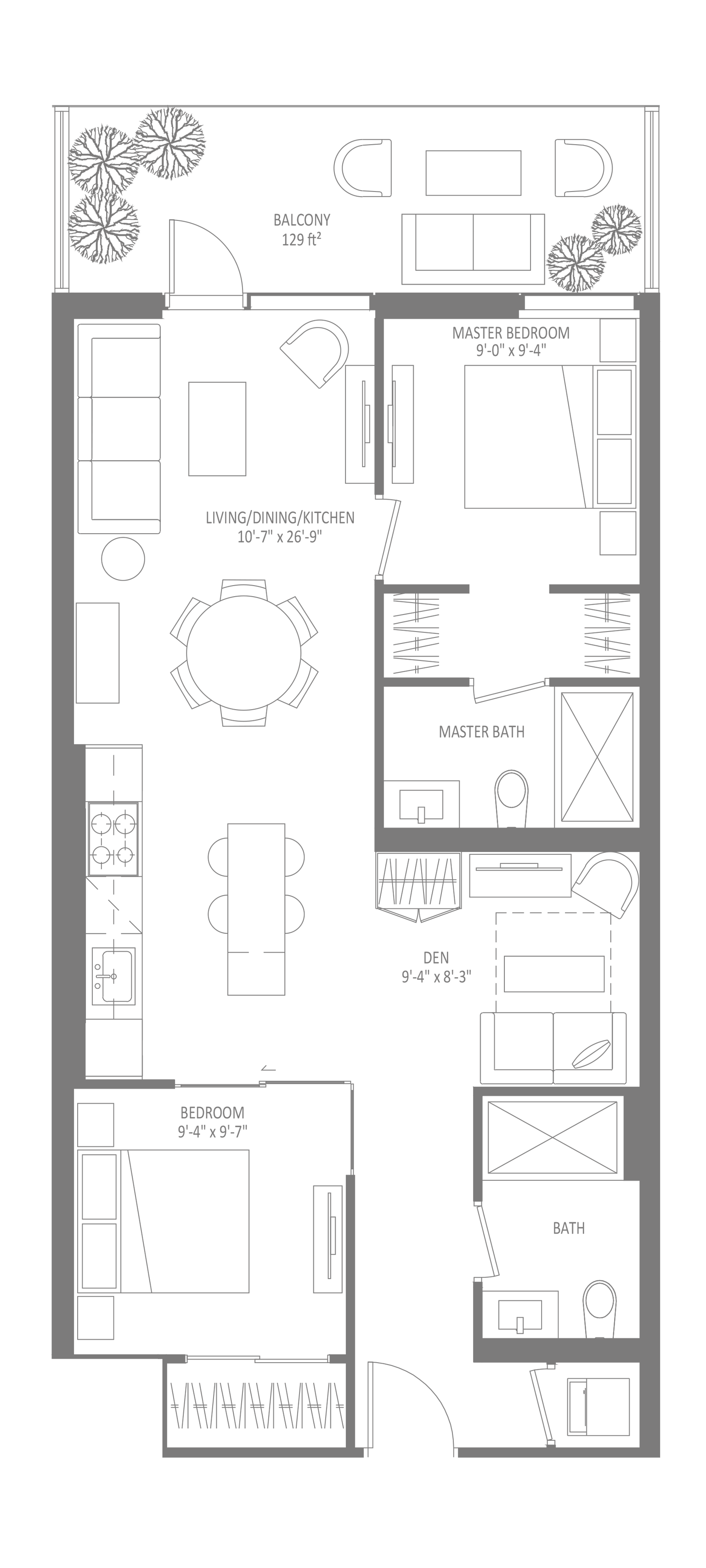 Floor Plan Suite 307